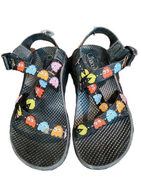 Chaco Z Strap Pac Man J199338 Sandals Unisex Kid's Youth Size 4 Shoes Limited Ed